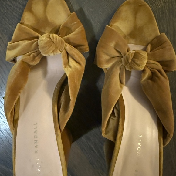 Loeffler Randall Coco Block Heels Bow Knot Slide - Picture 4 of 7